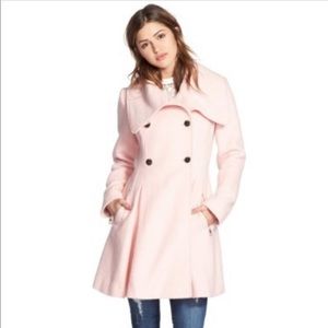 Guess Envelope Collar Double Breasted Coat